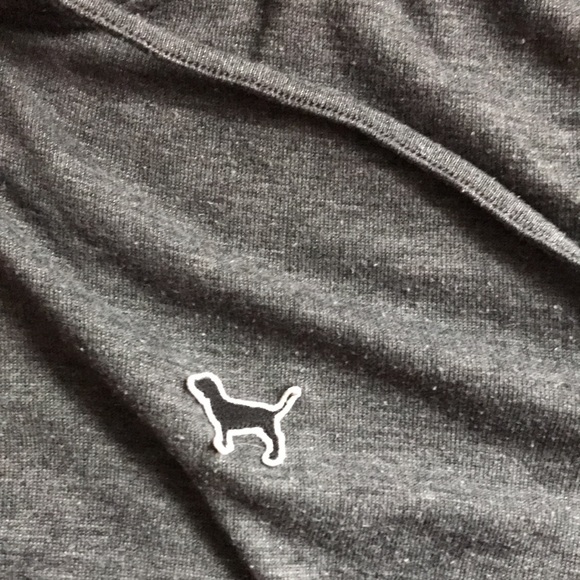 Pink sweatshirt charcoal gray oversized XS good condition - Picture 2 of 3